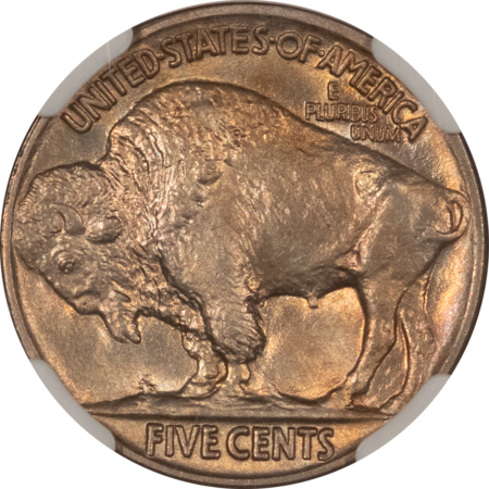 Buffalo Nickels 1915 BUFFALO NICKEL – NGC MS-65, ATTRACTIVE ORIGINAL GEM!