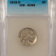Buffalo Nickels 1913 BUFFALO NICKEL TYPE 1 – ICG MS-65