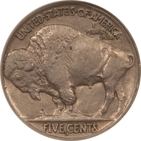 Buffalo Nickels 1915-D BUFFALO NICKEL – ICG AU-50