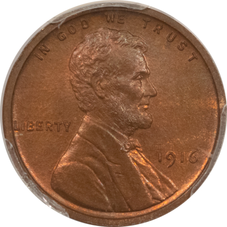 CAC Approved Coins 1916 MATTE PROOF LINCOLN CENT, PCGS PR-65RB, CAC; LOW-MINTAGE & SCARCE, PQ, KEY!
