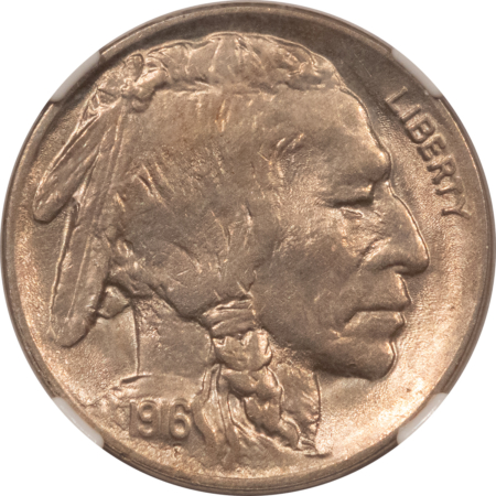 Buffalo Nickels 1916 BUFFALO NICKEL – NGC MS-63