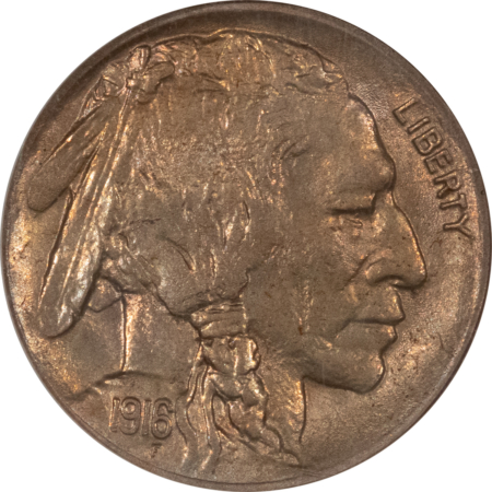Buffalo Nickels 1916-D BUFFALO NICKEL – NGC MS-62