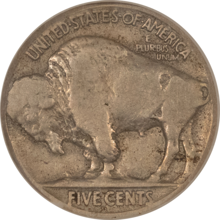 Buffalo Nickels 1918/7-D BUFFALO NICKEL – ICG F-12 DETAILS, FINE++ LIGHT CLEANING!
