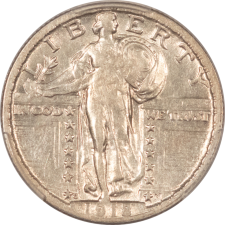 New Certified Coins 1918/7-S STANDING LIBERTY QUARTER – PCGS XF-40, PREMIUM QUALITY KEY WITH LUSTER!