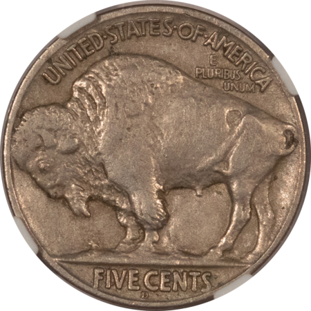 Buffalo Nickels 1918-D BUFFALO NICKEL – NGC XF-40, NICE CRISP HORN