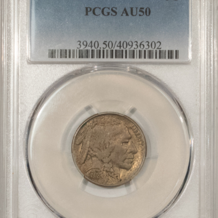 Buffalo Nickels 1918-S BUFFALO NICKEL – PCGS AU-50 SUPER ORIGINAL