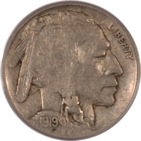 Buffalo Nickels 1919-D BUFFALO NICKEL – PCGS VF-20