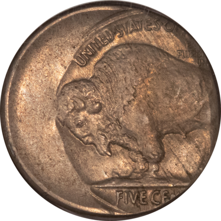 Buffalo Nickels 1920 BUFFALO NICKEL – NGC MINT ERROR XF-45 STRUCK 25% OFF CENTER, DRAMATIC ERROR
