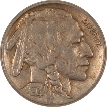 Buffalo Nickels 1920-S BUFFALO NICKEL – ICG VF-35