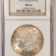 Dollars 1904-O $1 MORGAN DOLLAR – ANACS MS-63, WHITE!
