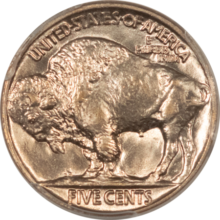 Buffalo Nickels 1921 BUFFALO NICKEL – PCGS MS-63, BLINDING LUSTER & PREMIUM QUALITY!