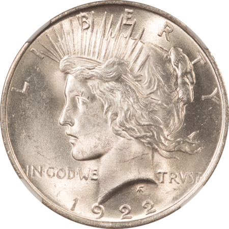 Dollars 1922 $1 PEACE DOLLAR – NGC MS-63