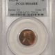 Lincoln Cents (Wheat) 1922-D LINCOLN CENT – PCGS MS-64 RD TOUGH, POPULAR DATE, RED!
