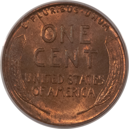 Lincoln Cents (Wheat) 1922-D LINCOLN CENT – PCGS MS-64 RB, ATTRACTIVE POPULAR DATE
