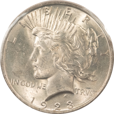 Dollars 1923 $1 PEACE DOLLAR GSA – BRILLIANT UNCIRCULATED WITH OGP!