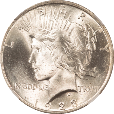 Dollars 1923 $1 PEACE DOLLAR – NGC MS-64, BLAST WHITE! PREMIUM QUALITY!