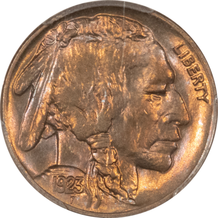 Buffalo Nickels 1923 BUFFALO NICKEL – PCGS MS-64, PREMIUM QUALITY!