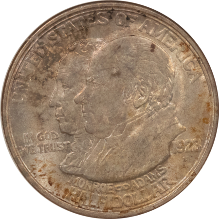 CAC Approved Coins 1923-S MONROE COMMEMORATIVE HALF DOLLAR – NGC MS-64, FATTY, PQ & CAC APPROVED!
