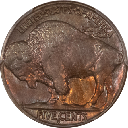 Buffalo Nickels 1924-S BUFFALO NICKEL – PCGS MS-62, LOOKS 64! PREMIUM QUALITY++, CAC APPROVED!