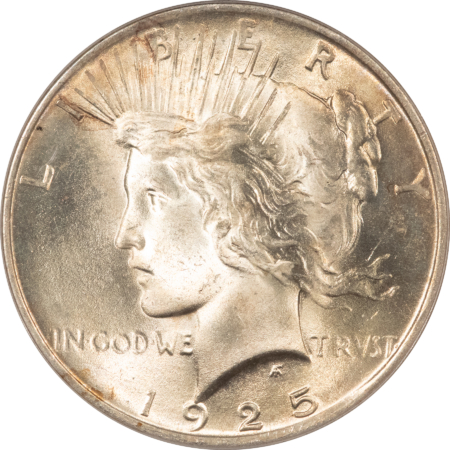 Dollars 1925 $1 PEACE DOLLAR – PCGS MS-65, LUSTROUS GEM!