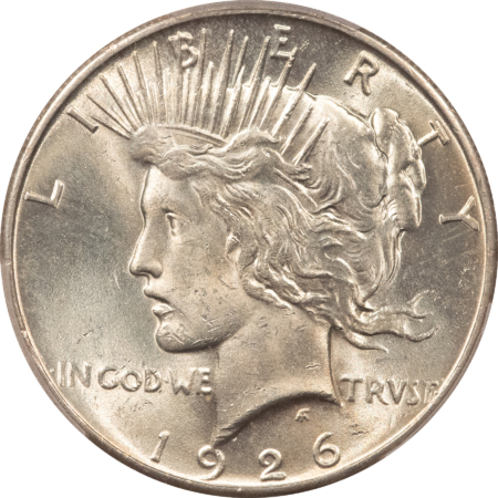 Dollars 1926 $1 PEACE DOLLAR – PCGS MS-63 BLAST WHITE