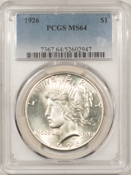 Dollars 1926 $1 PEACE DOLLAR – PCGS MS-64