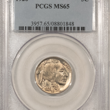 Buffalo Nickels 1926 BUFFALO NICKEL – PCGS MS-65 LUSTROUS GEM!