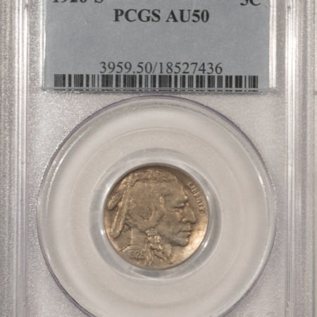 Buffalo Nickels 1926-S BUFFALO NICKEL – PCGS AU-50, FRESH & PREMIUM QUALITY! RARE!