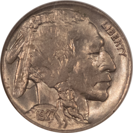Buffalo Nickels 1927 BUFFALO NICKEL – NGC MS-64, FRESH & FLASHY