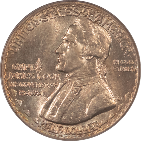 Early Commems 1928 HAWAIIAN COMMEMORATIVE HALF DOLLAR – PCGS MS-63, WHITE, FLASHY & NICE!