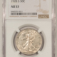 Half Dollars 1937-S WALKING LIBERTY HALF DOLLAR – PCGS MS-66, BLAST WHITE & PREMIUM QUALITY!