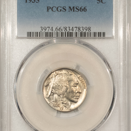 Buffalo Nickels 1935 BUFFALO NICKEL – PCGS MS-66, SUPERB!