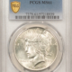 Dollars 1927 $1 PEACE DOLLAR – PCGS MS-62 ATTRACTIVE ORIGINAL