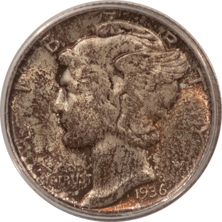 Dimes 1936-D MERCURY DIME – ANACS MS-65, FRESH & PREMIUM QUALITY!