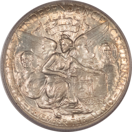 CAC Approved Coins 1936-D TEXAS COMMEMORATIVE HALF DOLLAR – PCGS MS-66, FRESH, PREMIUM QUALITY, CAC