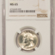 New Certified Coins 1953-S WASHINGTON QUARTER- PCGS MS-66