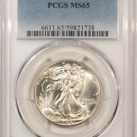 Half Dollars 1941 WALKING LIBERTY HALF DOLLAR – PCGS MS-65