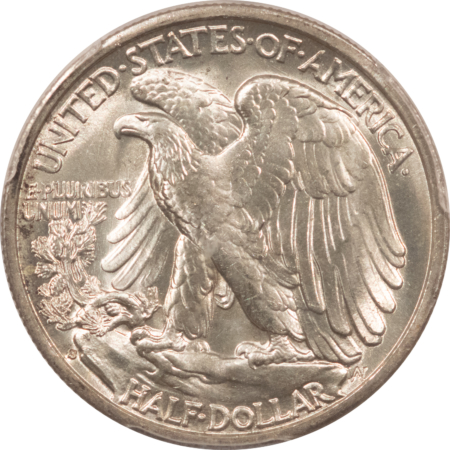 Half Dollars 1941-S WALKING LIBERTY HALF DOLLAR – PCGS MS-64 FLASHY LUSTER, PREMIUM QUALITY++