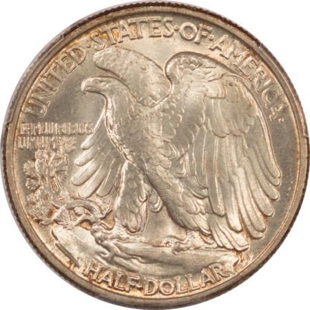 Half Dollars 1945 WALKING LIBERTY HALF DOLLAR – PCGS MS-65, PRETTY!