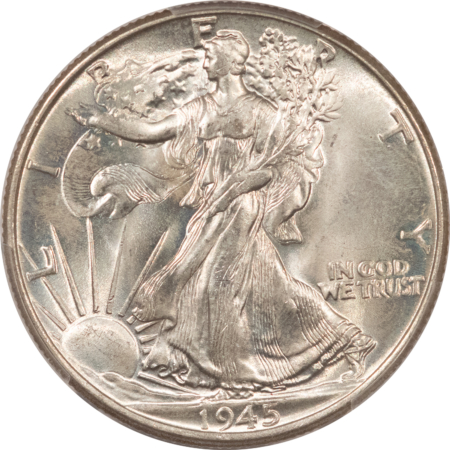 Half Dollars 1945 WALKING LIBERTY HALF DOLLAR – PCGS MS-65