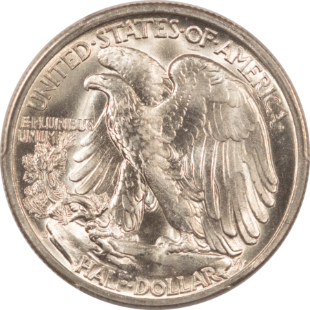 Half Dollars 1945-S WALKING LIBERTY HALF DOLLAR – PCGS MS-66, BLAST WHITE!