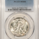 Half Dollars 1945 WALKING LIBERTY HALF DOLLAR – PCGS MS-65, FRESH PREMIUM QUALITY GEM!