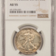 Half Dollars 1945-S WALKING LIBERTY HALF DOLLAR – PCGS MS-66, BLAST WHITE!