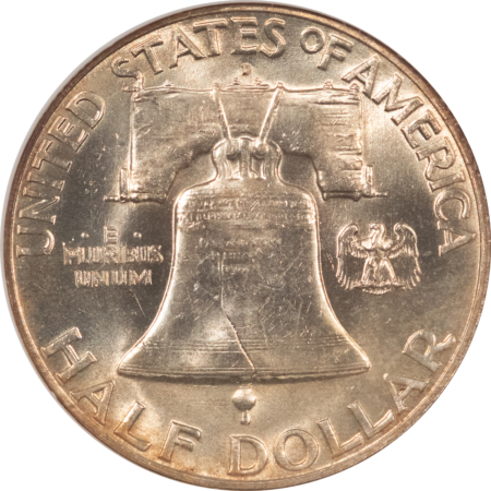 Franklin Halves 1949-D FRANKLIN HALF DOLLAR – NGC MS-63 FBL, FLASHY!