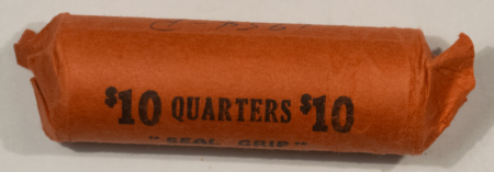 Coin Rolls 1954 WASHINGTON QUARTER ROLL, 40 COINS – ORIGINAL GEM BU! NICE ROLL!