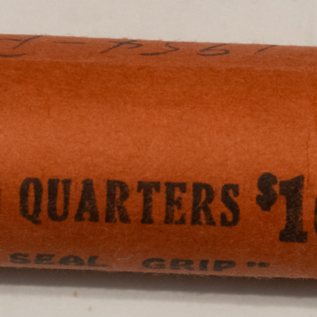 Coin Rolls 1954 WASHINGTON QUARTER ROLL, 40 COINS – ORIGINAL GEM BU! NICE ROLL!
