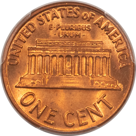 Lincoln Cents (Memorial) 1972 LINCOLN CENT, FS-108, MINOR DOUBLED DIE OBVERSE VARIETY – PCGS MS-64 RD