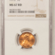 Lincoln Cents (Memorial) 1973, 1973-D LINCOLN CENT LOT OF 2 COINS – PCGS MS-66 RD