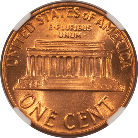 Lincoln Cents (Memorial) 1975 LINCOLN CENT – NGC MS-67 RD, SUPERB GEM! TOUGH THIS NICE