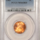 Lincoln Cents (Memorial) 1982-D LINCOLN CENT, ZINC LARGE DATE – PCGS MS-67+ RD